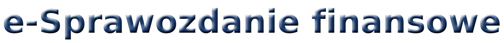 e-Sprawozdanie Finansowe XML